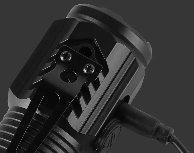 Mini Lanterna Tática LED Recarregável USB Ultra Potente